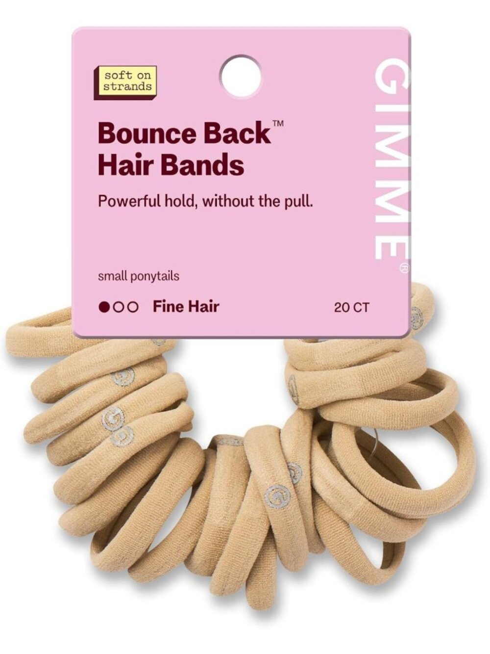 Slim-Fit Elastic Hair Ties for Extra Fine Hair - No-Dent Gentle-Grip Ponytail